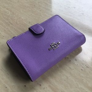 Purple Coach Wallet
